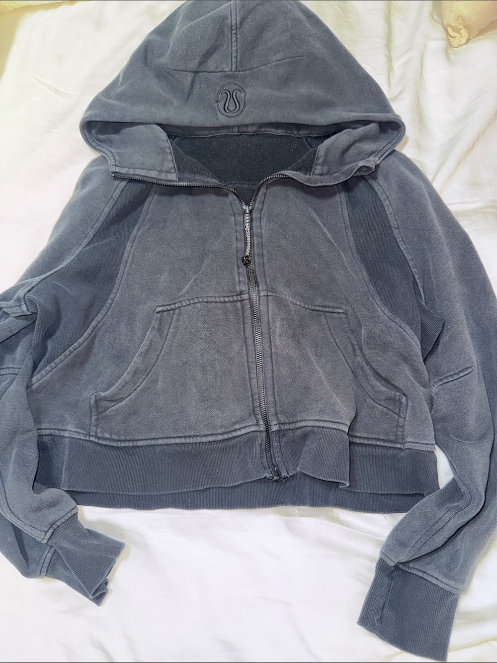 lululemon athletica Black Scuba Crop Jacket